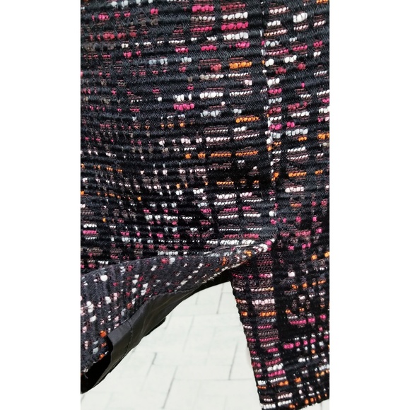 LOFT Tweed Pencil Skirt Black Size 6 - Picture 5 of 8